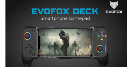 适用于iOS和安卓的EvoFox Deck智能手机游戏手柄推出