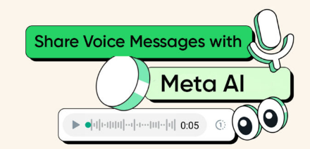 WhatsApp即将允许你通过MetaAI分享语音信息