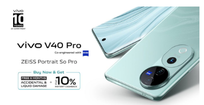 vivo V40 Pro智能手机推出首发优惠