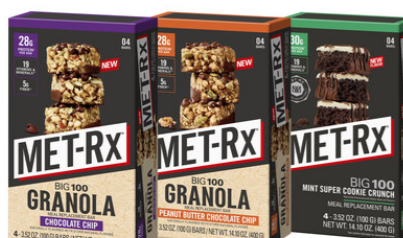 METRX 扩大BIG100系列产品线推出燕麦棒和令人兴奋的新口味