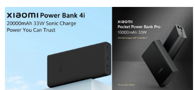 小米推出了Power Bank 4i和Pocket Power Bank Pro移动电源