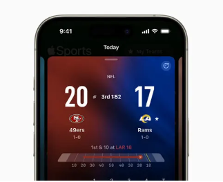 Apple Sports已准备好迎接足球比赛并发布新的比赛追踪更新