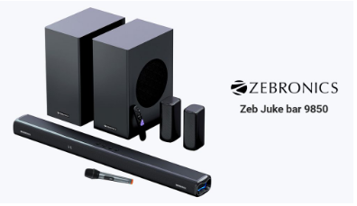 Zebronics Zeb Juke Bar 9850 725W杜比全景声条形音箱正式发布