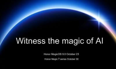 荣耀10月23日发布MagicOS 9.0 10月30日发布Magic 7系列